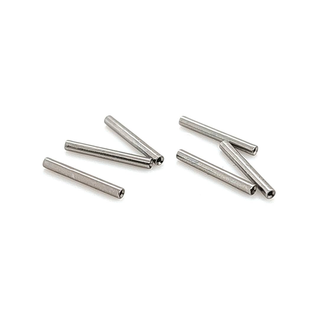 16G Threadless Barbell Shaft- 316L S. Steel