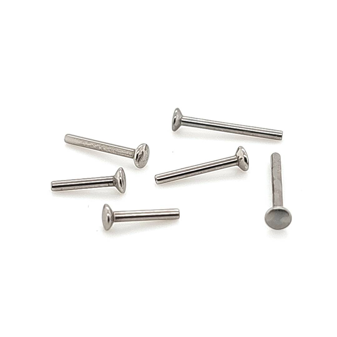 18G Threadless Labret Post - 316L S. Steel