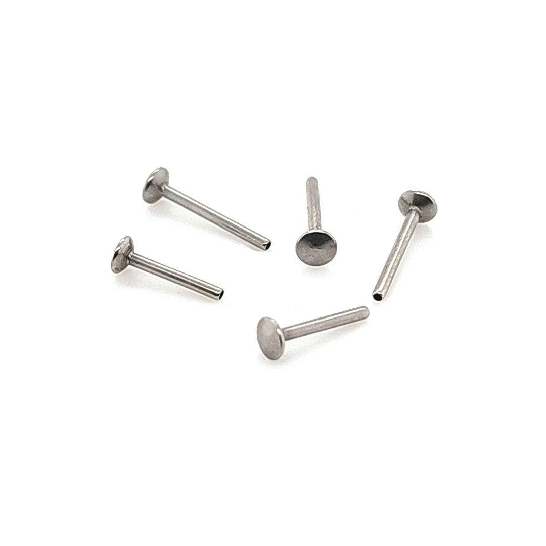 20G Threadless Labret Post - 316L S. Steel