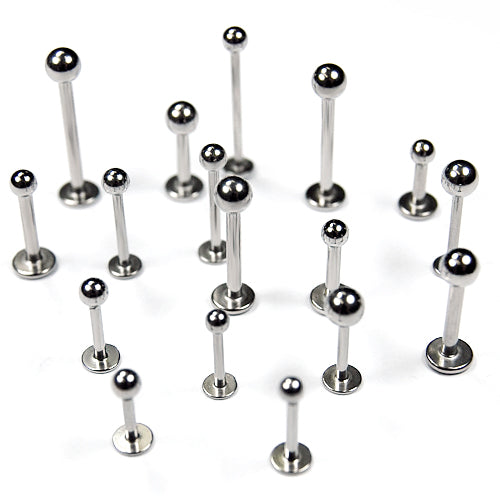 Labret 14G * 4mm Ball Long - 316L S. Steel