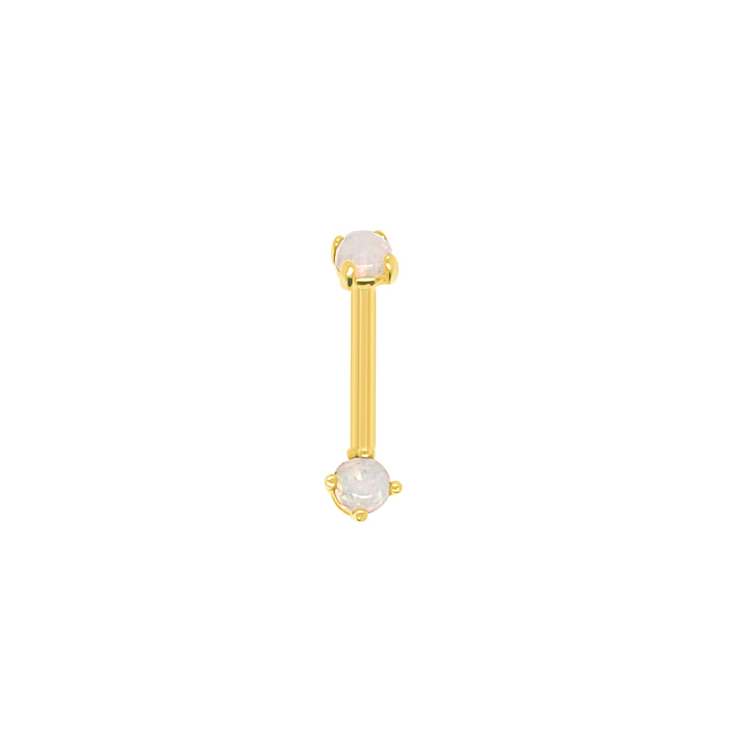 14K Gold- 14G Mini Opal Set