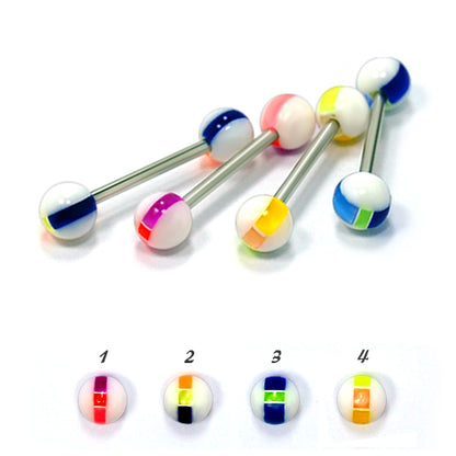 14G Acrylic Barbell SB3