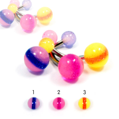 UV Belly-3 GGG 14G, 4pcs/pack