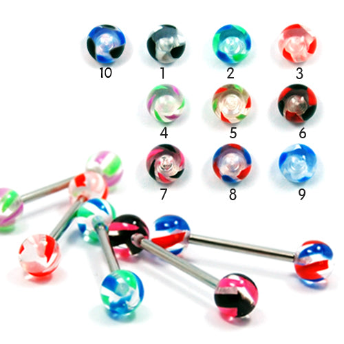 14G Acrylic Barbell #28