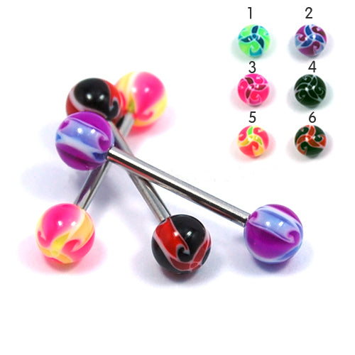 14G Acrylic Barbell #26