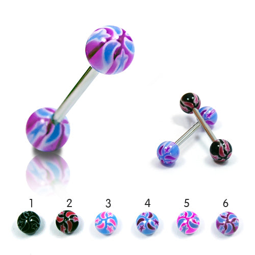 14G Acrylic Barbell #21