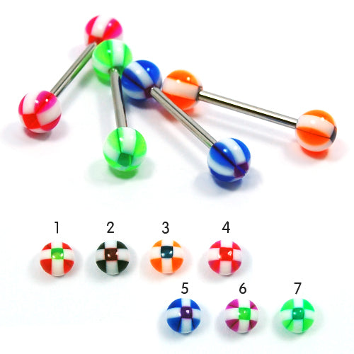 14G Acrylic Barbell #31