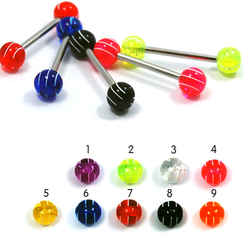 14G Acrylic Barbell SB1