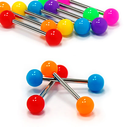 14G Acrylic Barbell-Neon