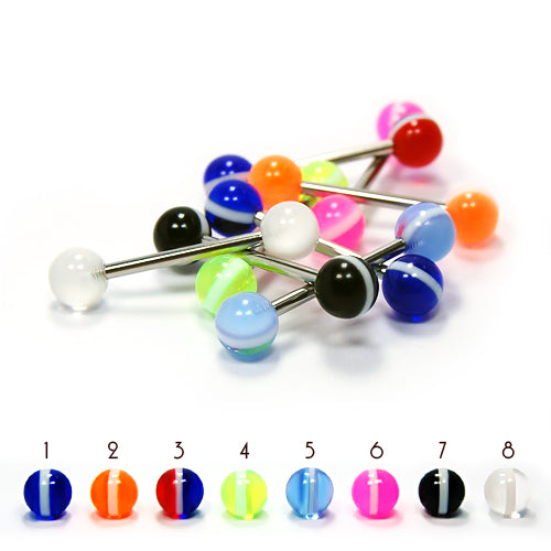 14G Acrylic Barbell-Candy