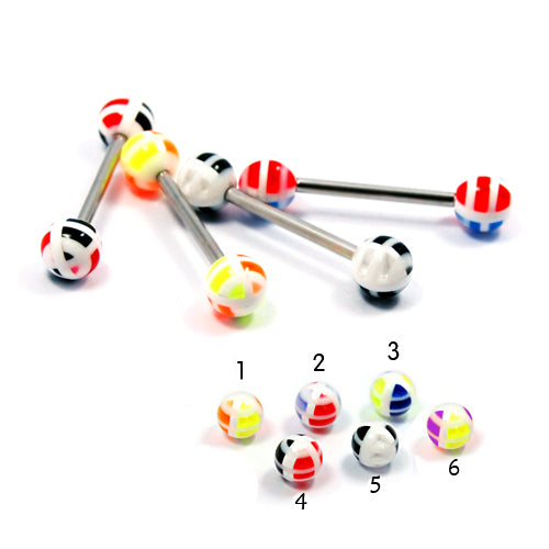 14G Acrylic Barbell-Melon