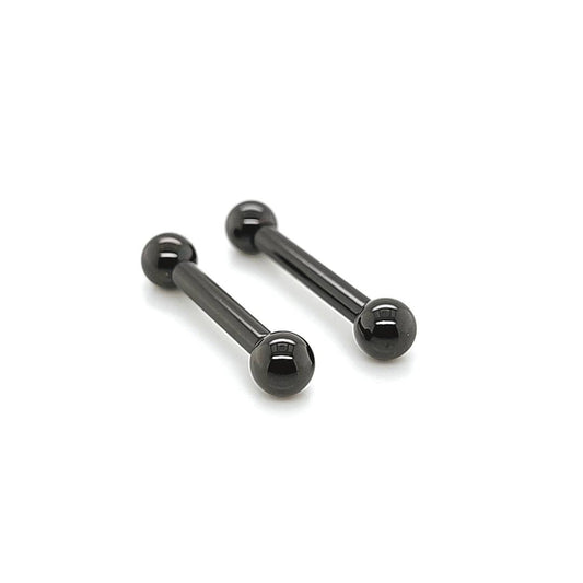 8G Barbell-Black Steel