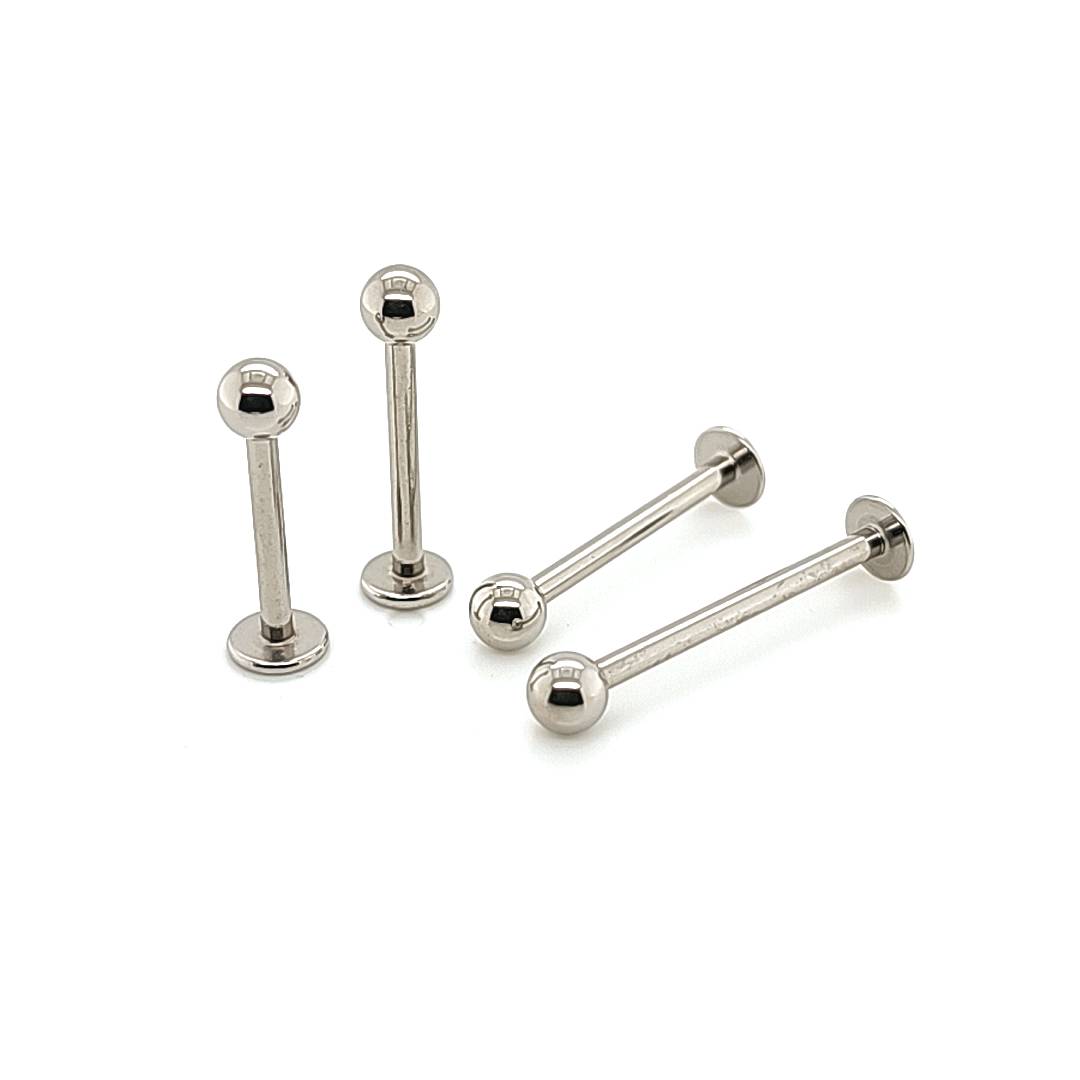 Labret 14G * 4mm Ball Long - 316L S. Steel