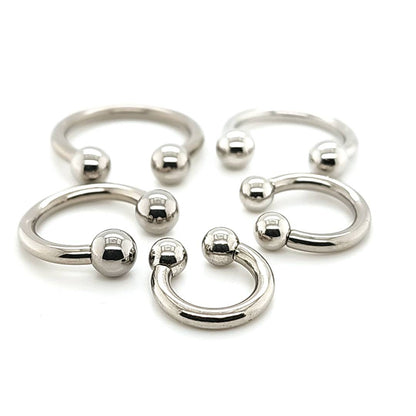 10G CBB Horseshoe, Ball-316L S. Steel