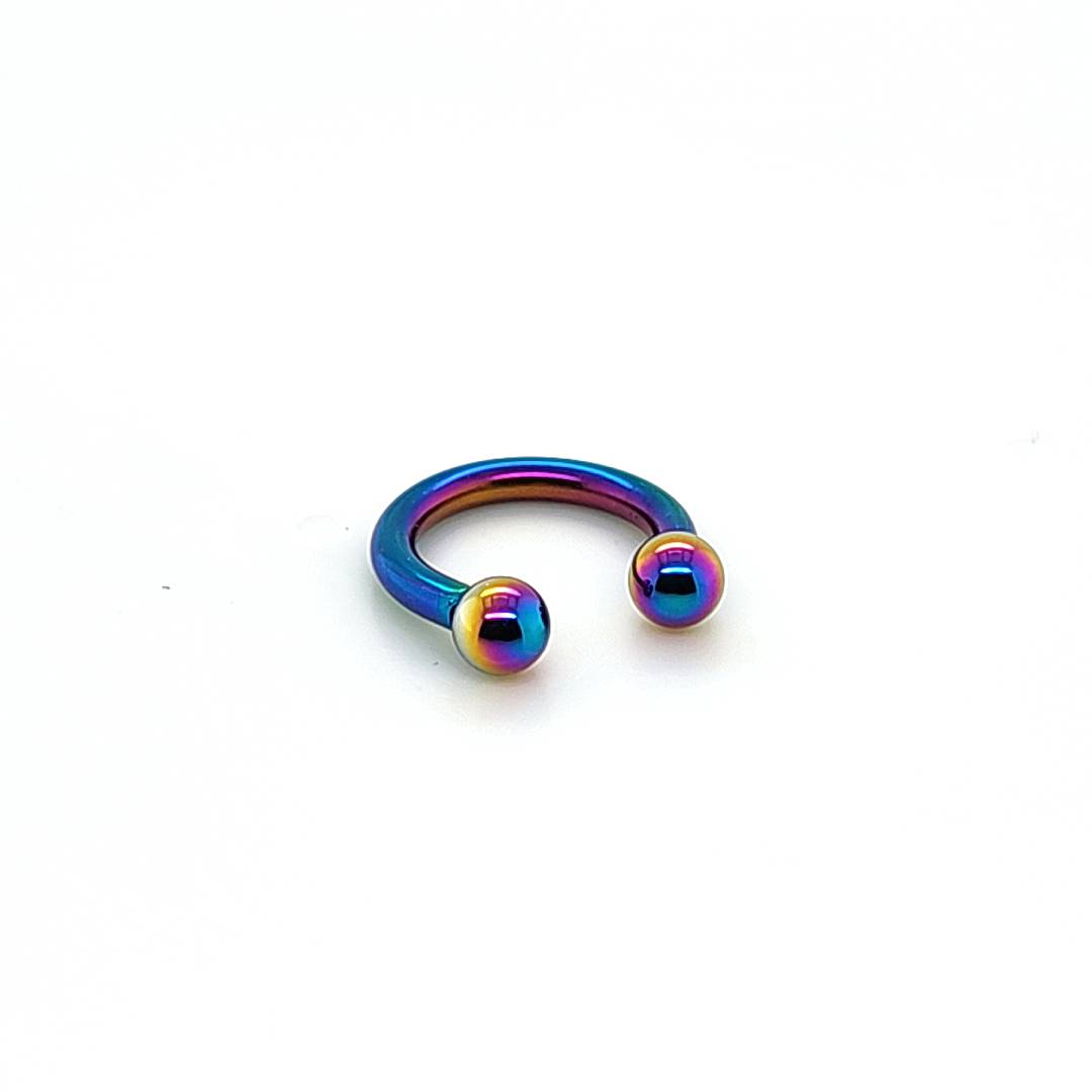 12G CBB Horseshoe, Ball-Color Steel