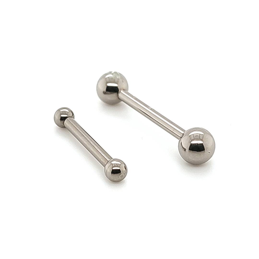 14G Threadless Barbell - F136 Titanium