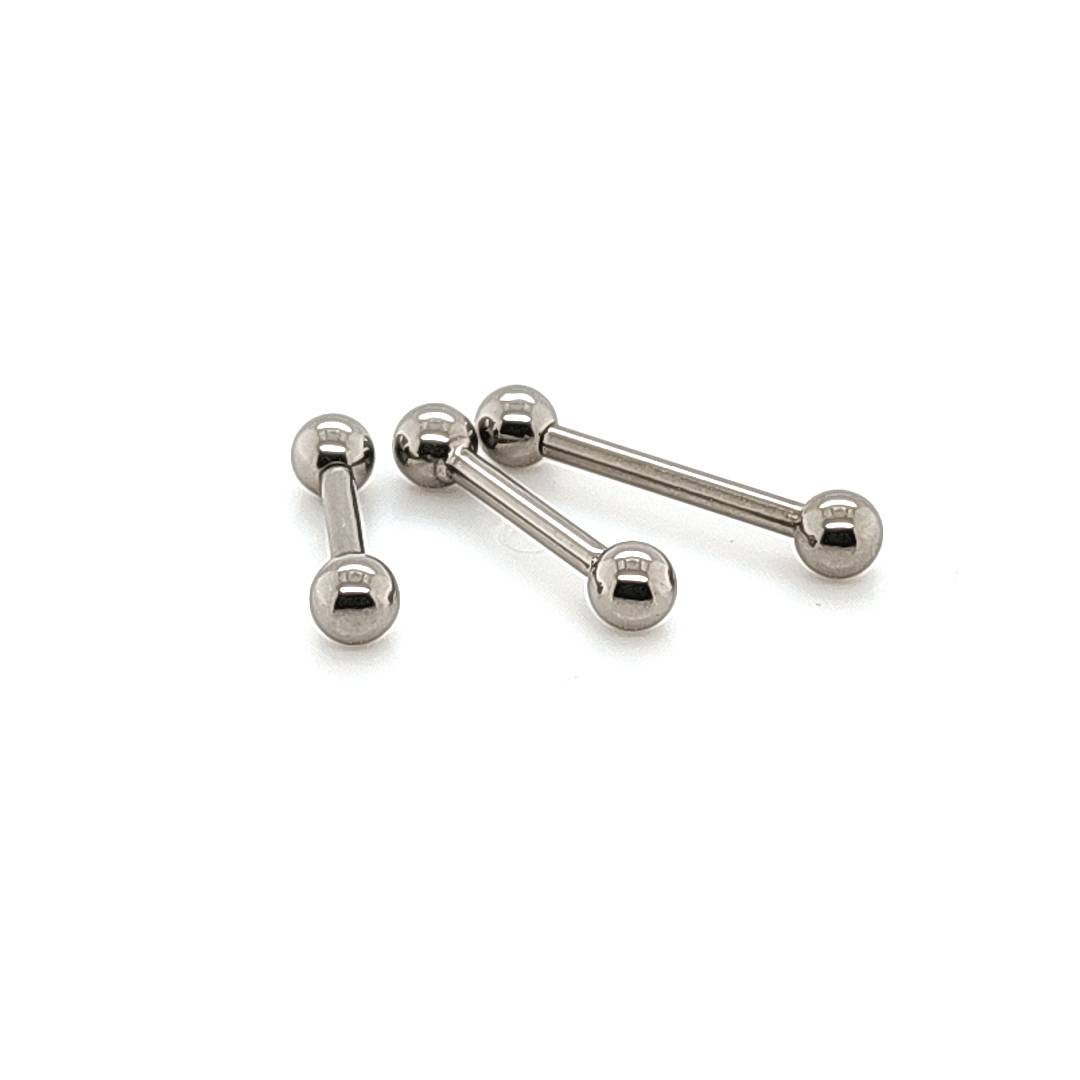 16G Threadless Barbell - F136 Titanium