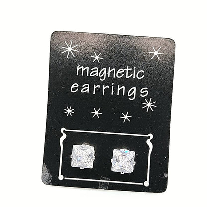 Magnetic Fake CZ Ear Stud