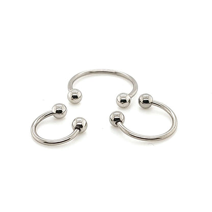 20G CBB Horseshoe, Ball-316L S. Steel