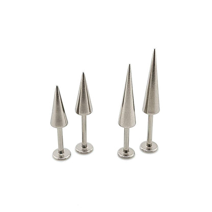 16g Labret, Long Cone 1- 316L S. Steel