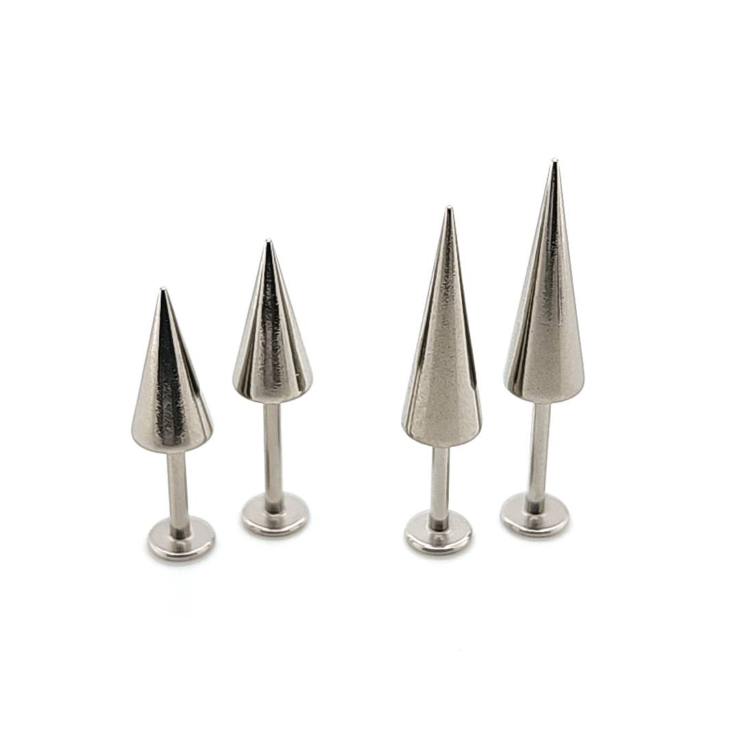 16g Labret, Long Cone 2- 316L S. Steel