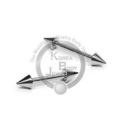 18g Micro Cone Plain Barbell , 4pcs/pack Price-316L S. Steel