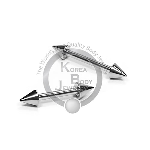 18g Micro Cone Plain Barbell , 4pcs/pack Price-316L S. Steel