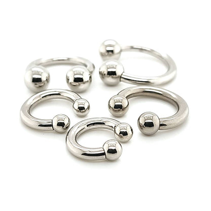 8G CBB Horseshoe, Ball-316L S. Steel