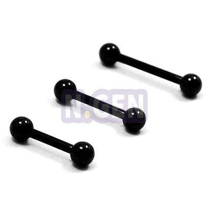16G Barbell-Black Steel