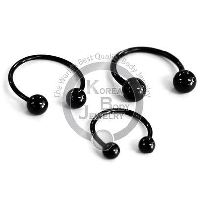 20G Horseshoe(CBB)-Black Steel