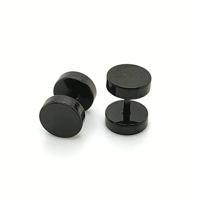 16G Flat Fake Barbell-Black Steel