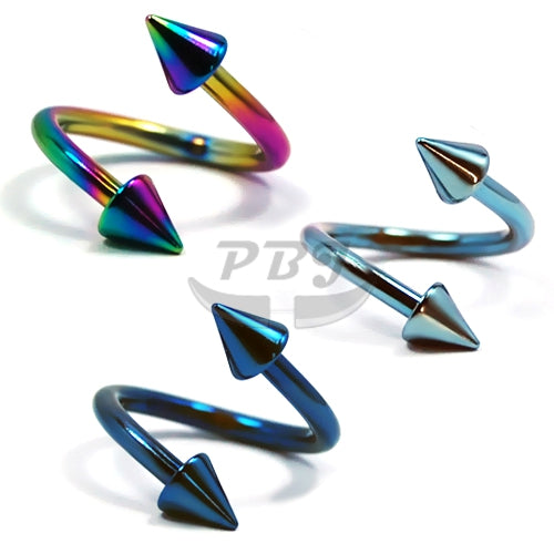 14G Twister, Cone -Color Steel