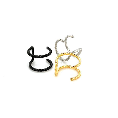 Ear Cuff - Double Line- 316L S. Steel/Color Steel