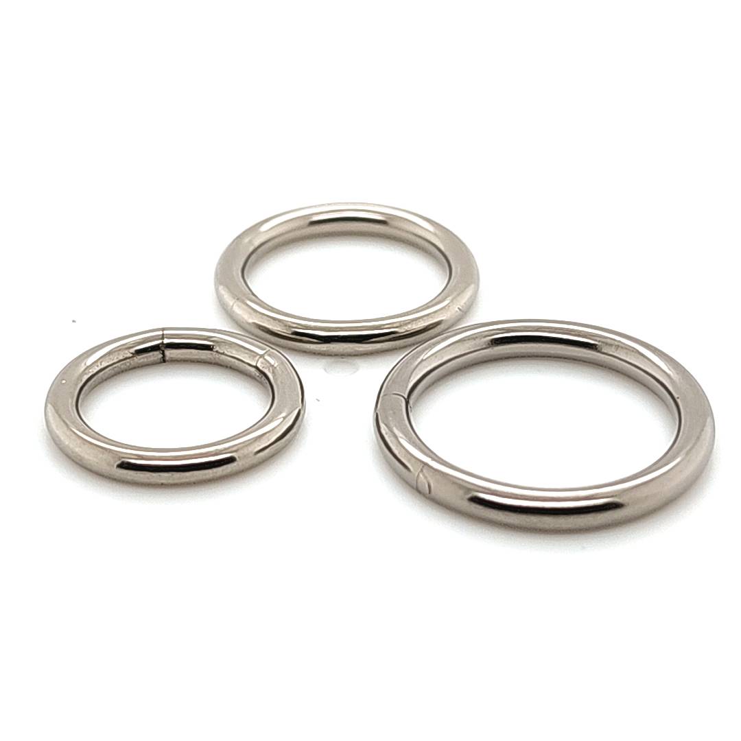 12G Segment Hoop - F136 Titanium