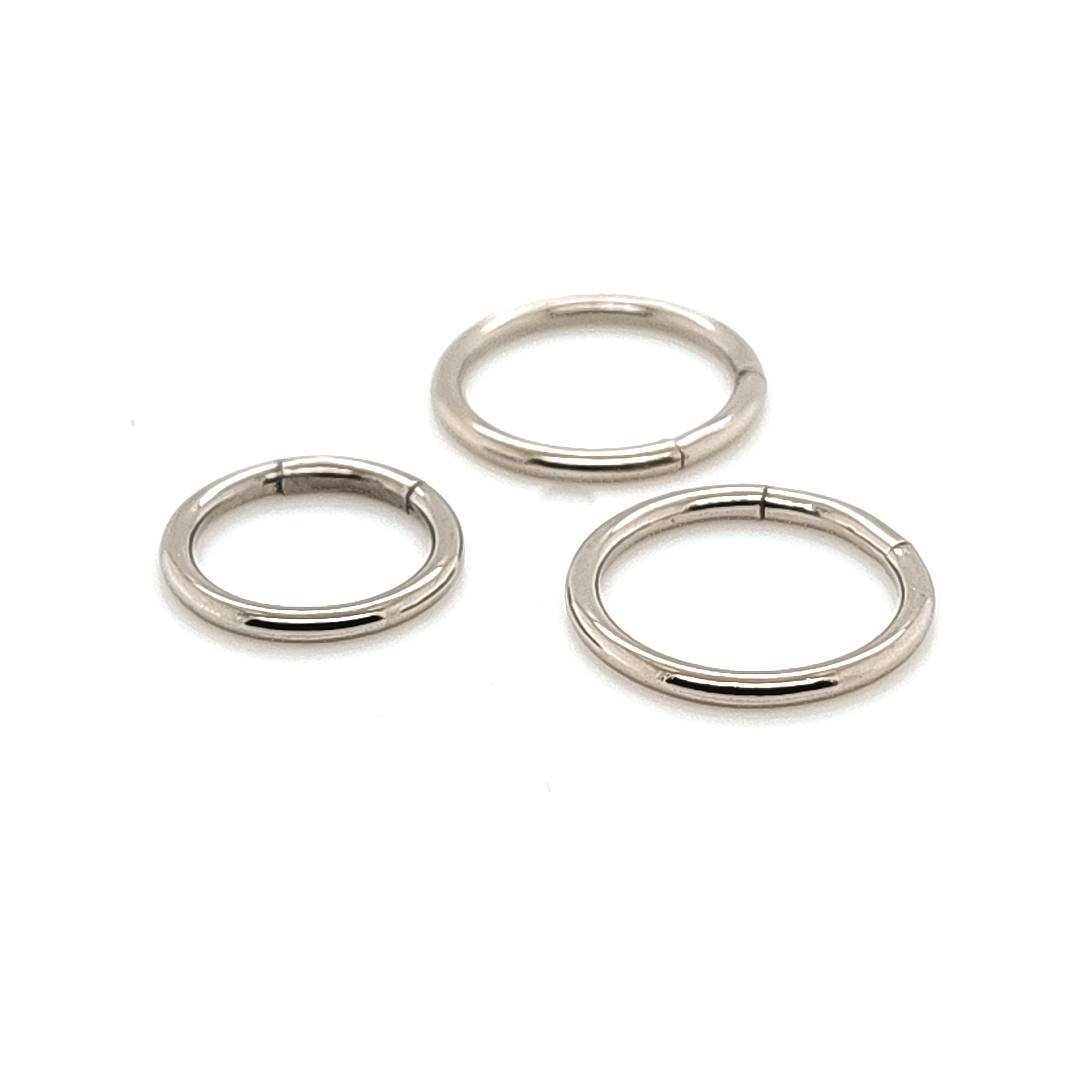 1.2mm(16G) Segment Hoop - F136 Titanium