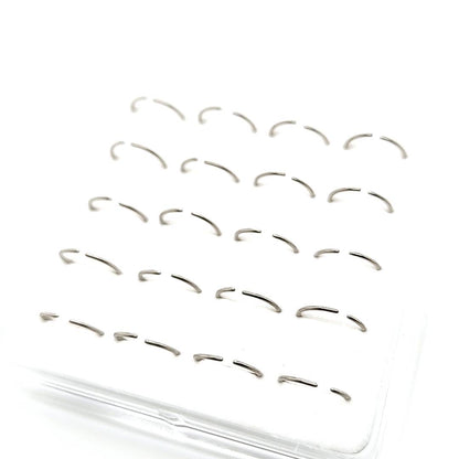 22G Plain Flexible Nose Hoop - F136 Titanium