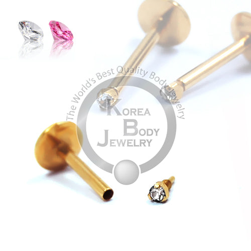 16G Gold Monroe 1/4"& 7/16"- Gold Steel