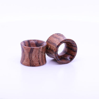 Wood Hollow Plug- Lt.Brown Tiger Wood