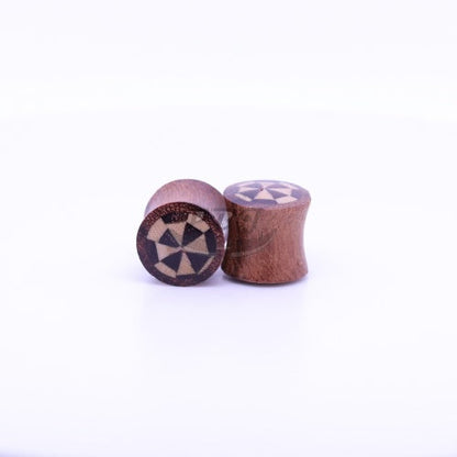 Wood Solid Plug- Dart Design