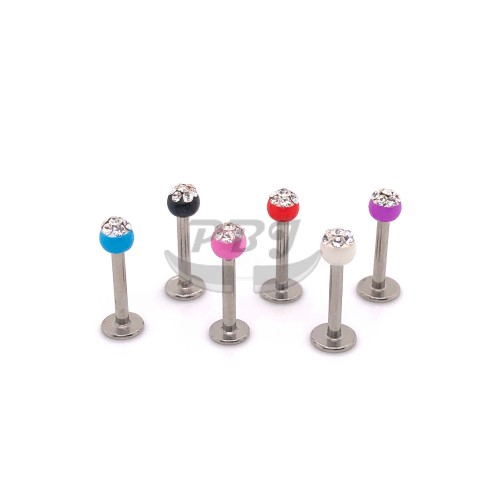 16G Acrylic Labret- Top Ferido