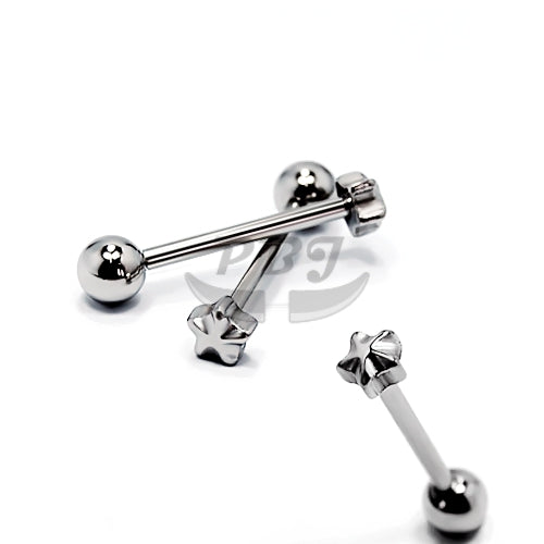 14G Barbell Casting Shape, 2pcs/pack Price-316L S. Steel