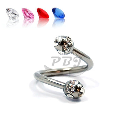 16G Twister, Multi Stone-316L S. Steel