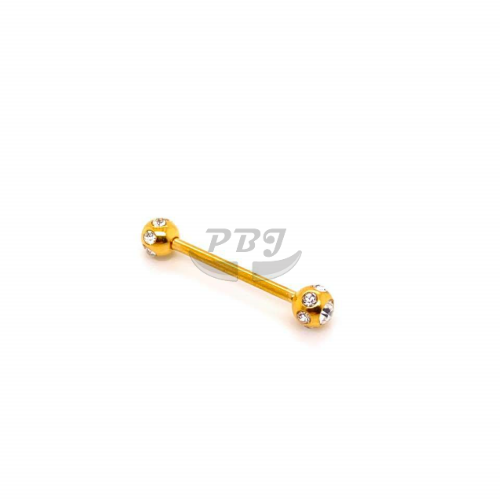 16G Multi Nipple - Gold Steel