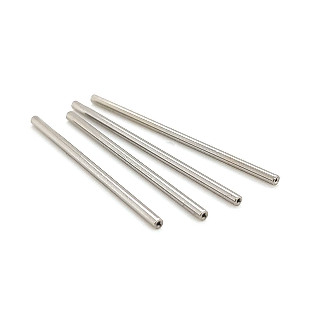 14G Threadless Barbell Shaft Industrial - 316L S. Steel