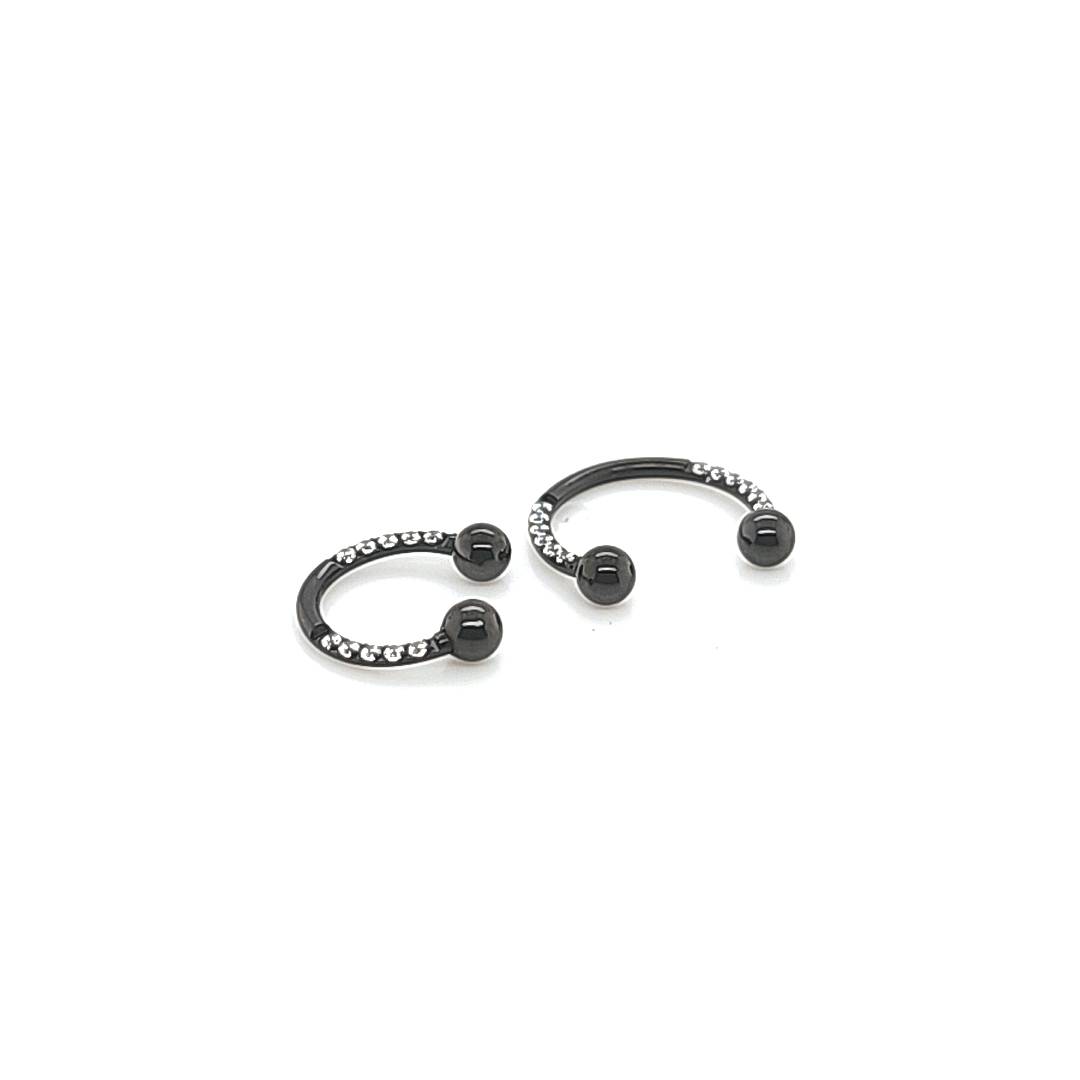 16G CBB Horseshoe, Front CZ-Black Steel