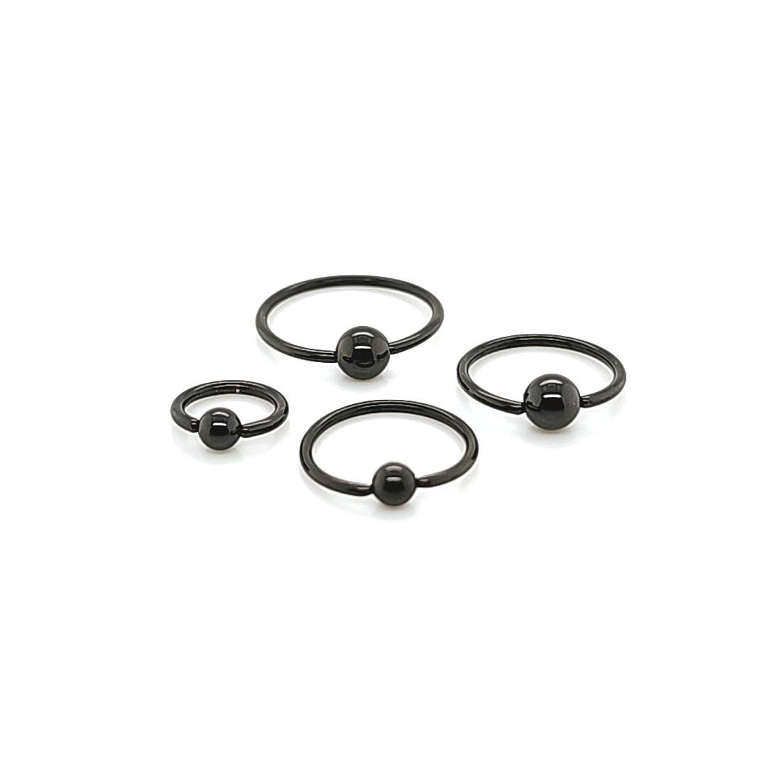 18G BCR Ball, Flexible-Black Steel