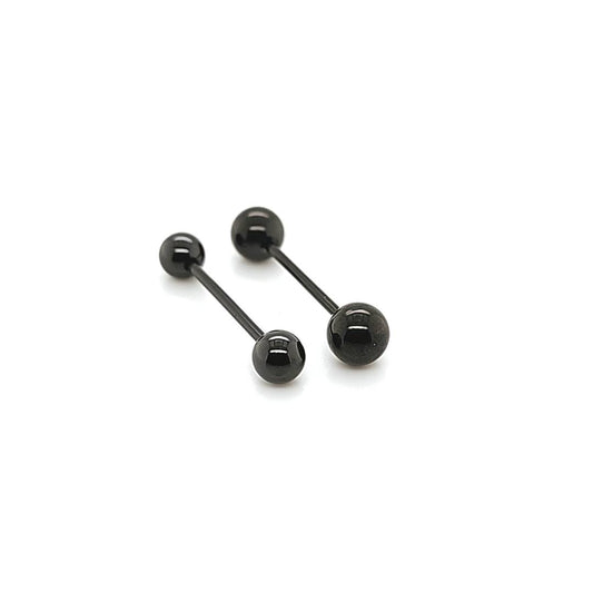 16G Barbell-Black Steel