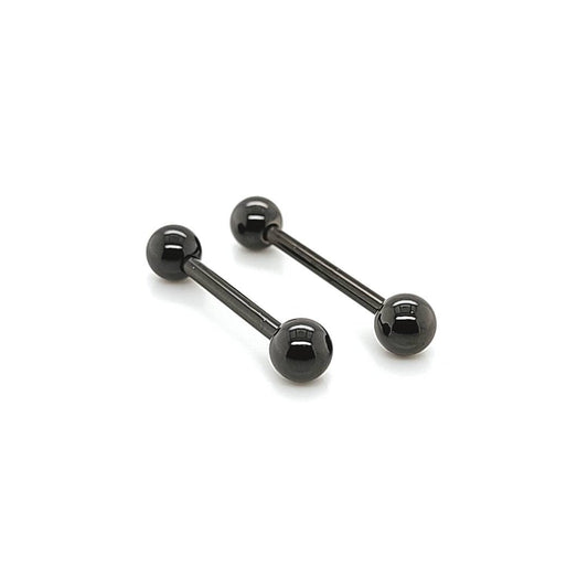 12G Barbell-Black Steel