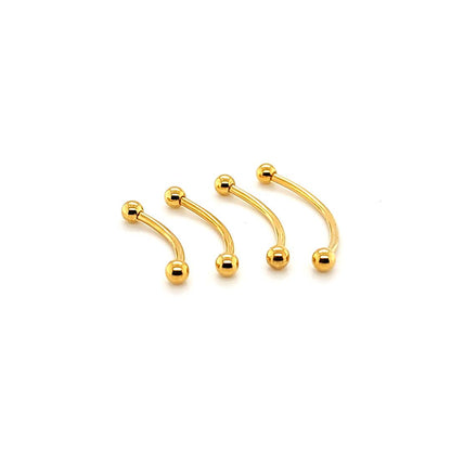 16G Snake Eyes - Gold Steel