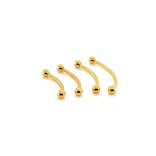 16G Snake Eyes - Gold Steel